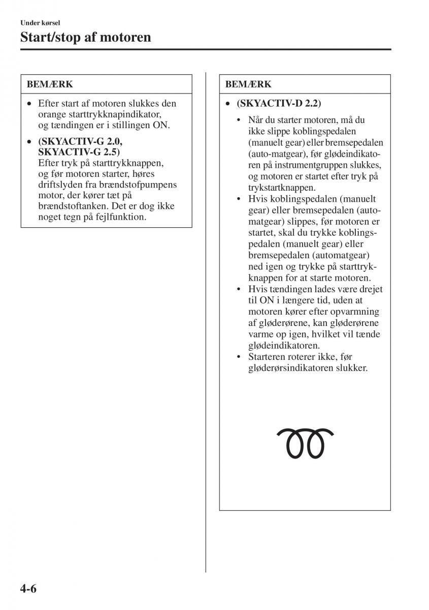 Mazda 6 III Bilens instruktionsbog / page 164