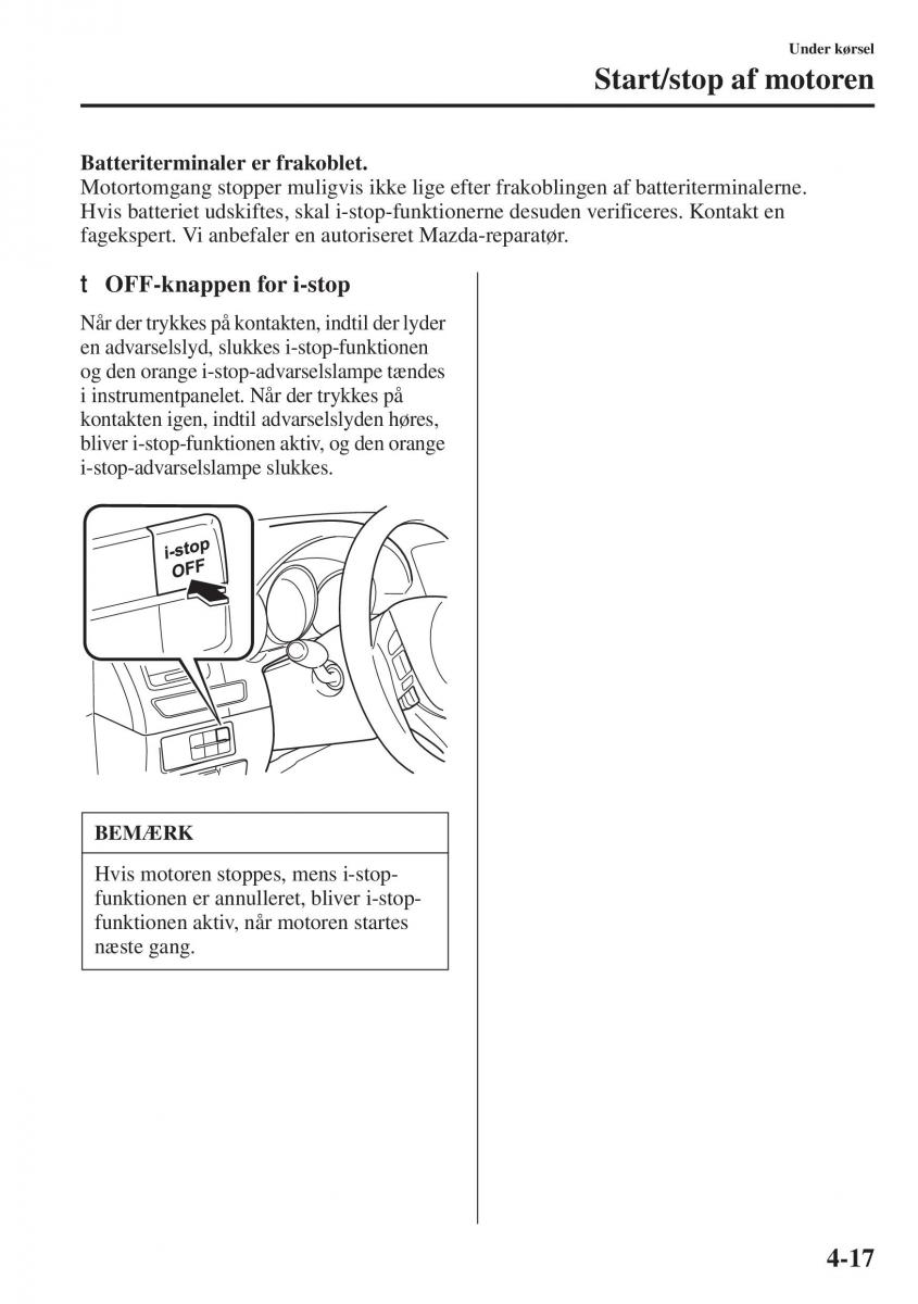 Mazda 6 III Bilens instruktionsbog / page 175