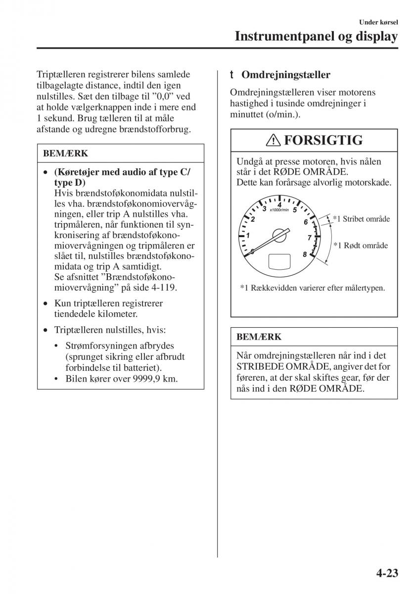 Mazda 6 III Bilens instruktionsbog / page 181