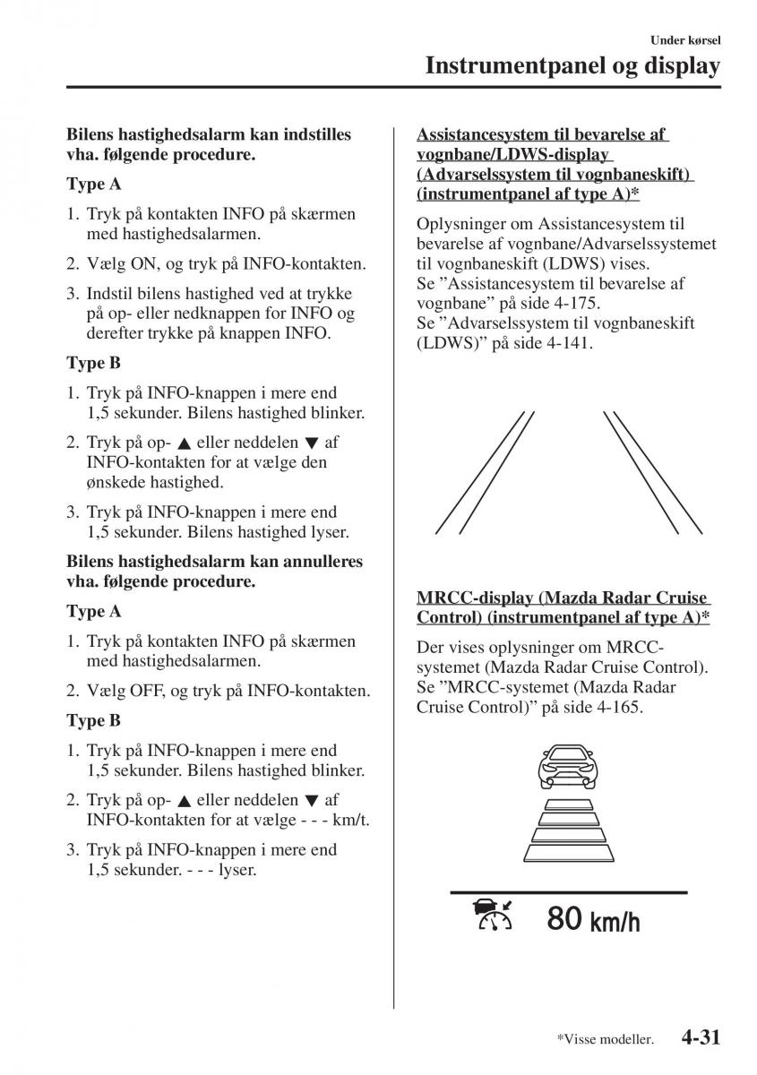 Mazda 6 III Bilens instruktionsbog / page 189