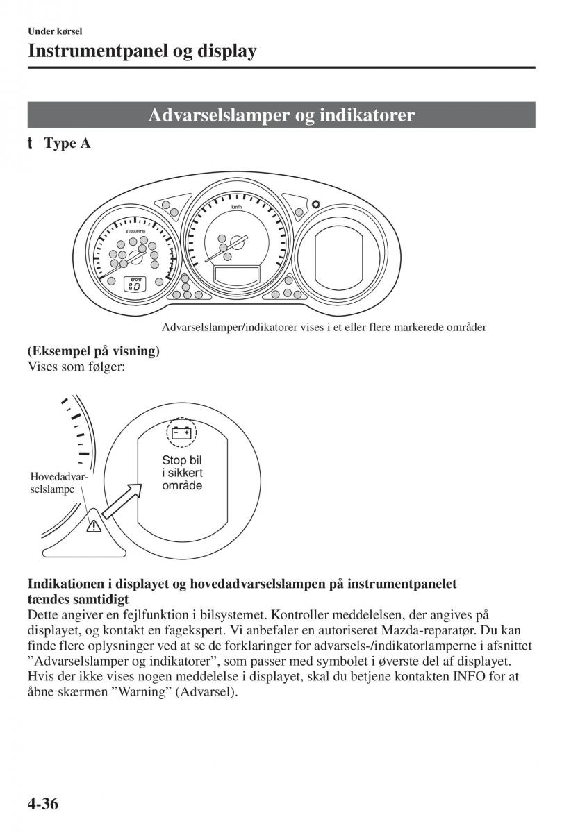 Mazda 6 III Bilens instruktionsbog / page 194