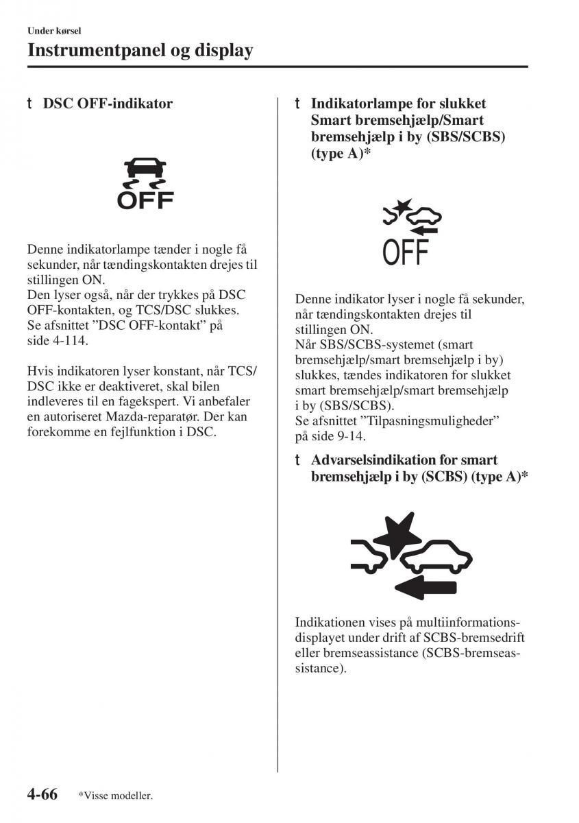 Mazda 6 III Bilens instruktionsbog / page 224