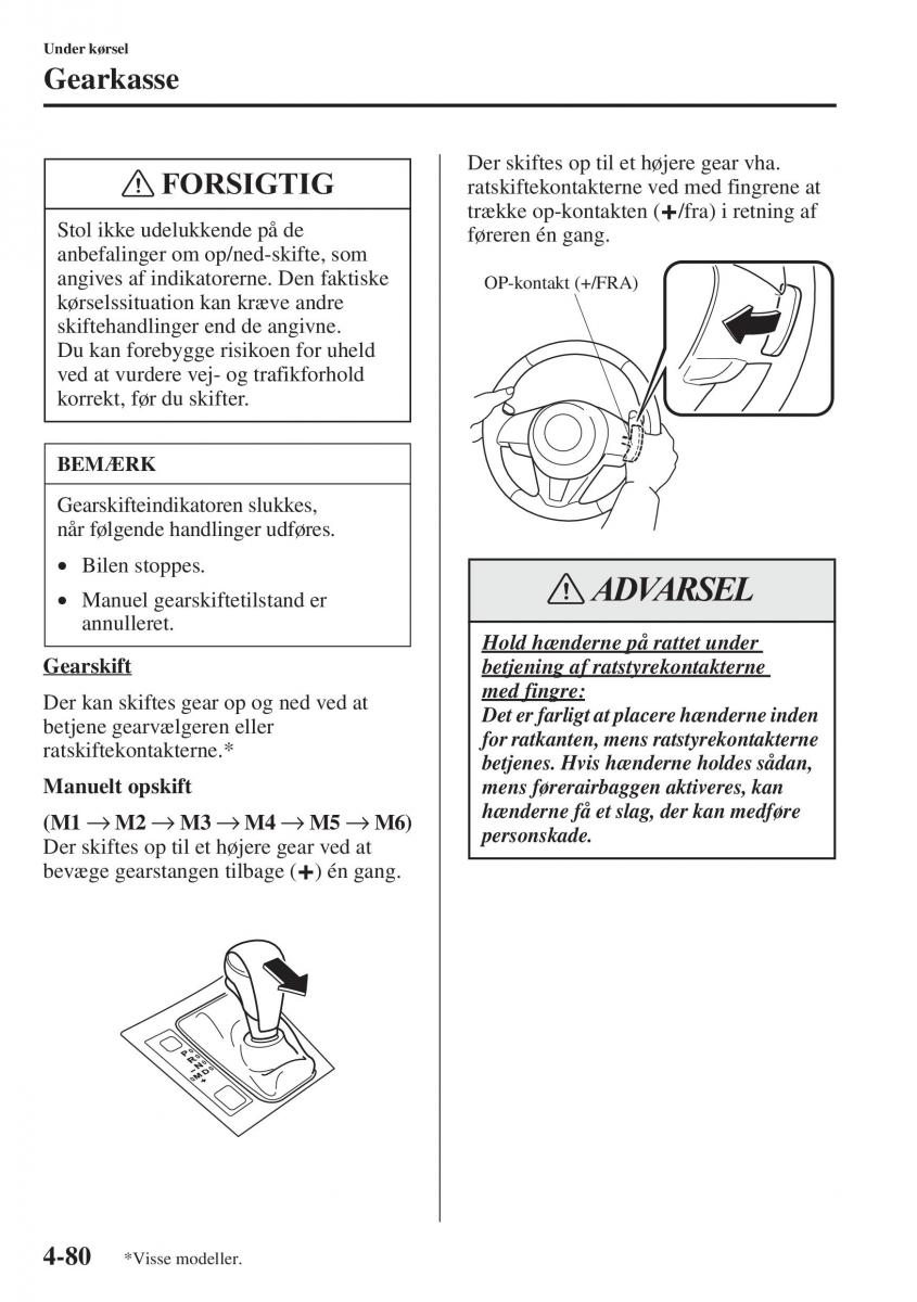 Mazda 6 III Bilens instruktionsbog / page 238