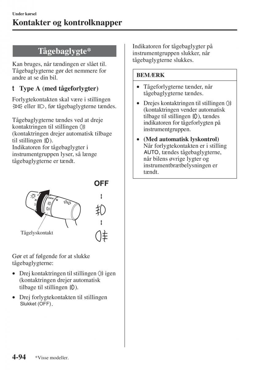 Mazda 6 III Bilens instruktionsbog / page 252