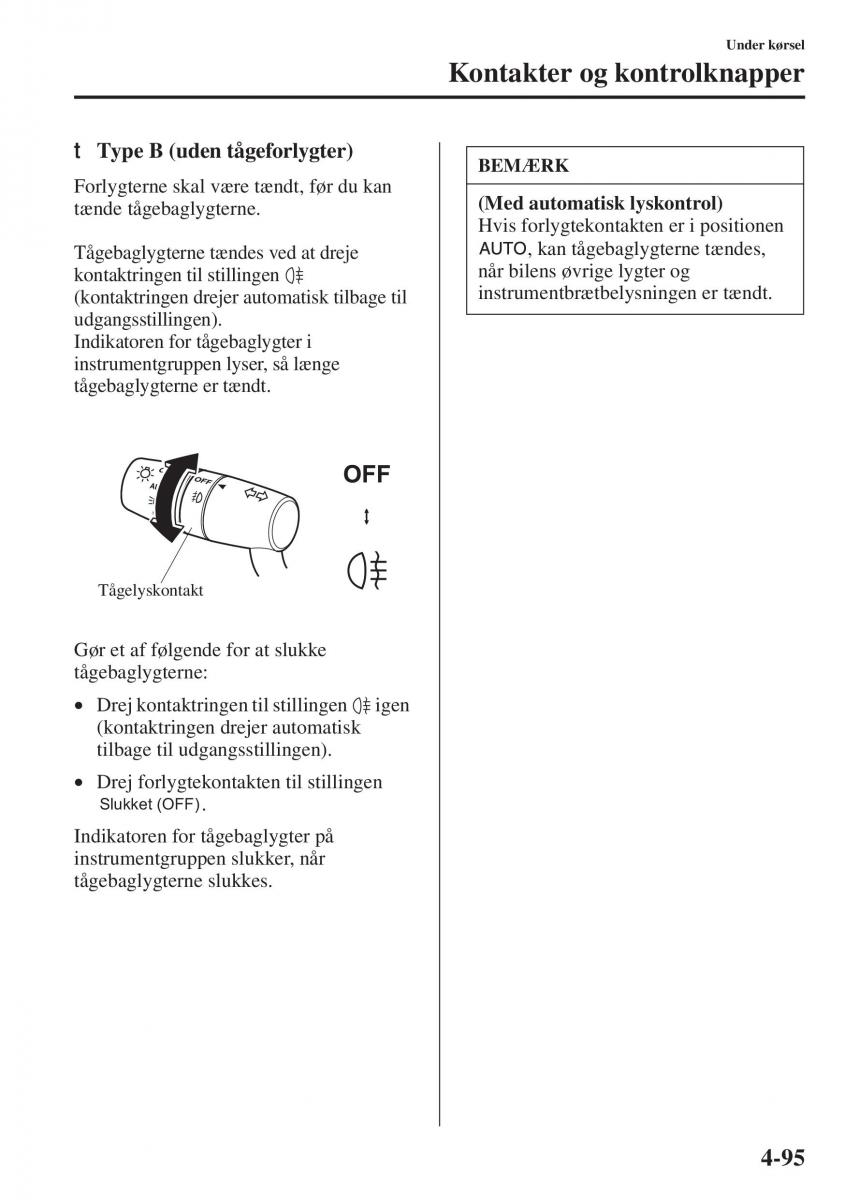 Mazda 6 III Bilens instruktionsbog / page 253