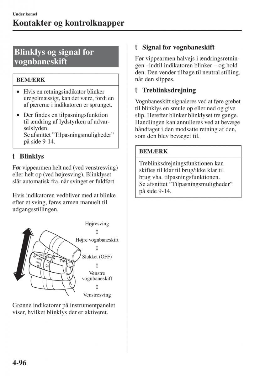 Mazda 6 III Bilens instruktionsbog / page 254