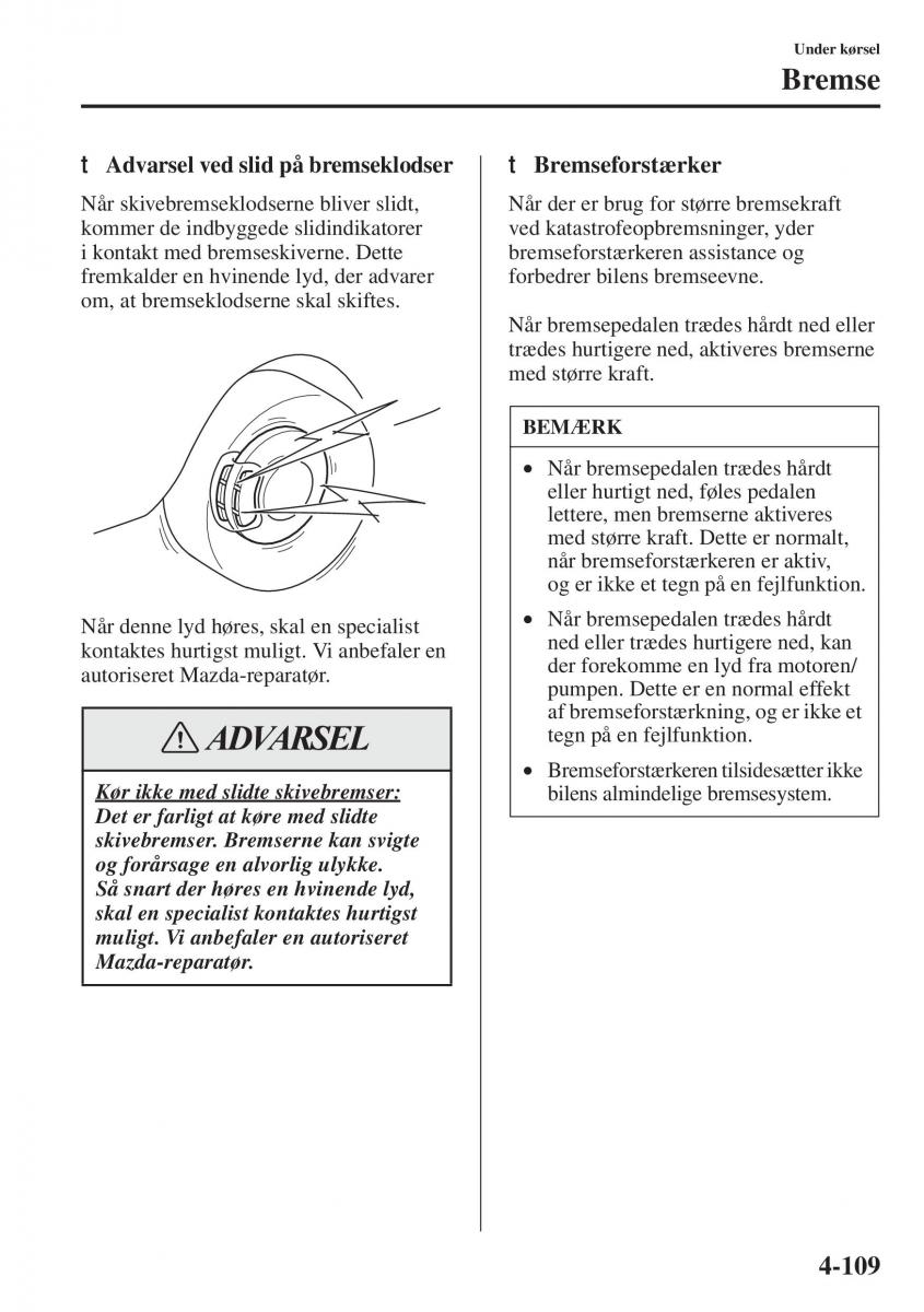 Mazda 6 III Bilens instruktionsbog / page 267