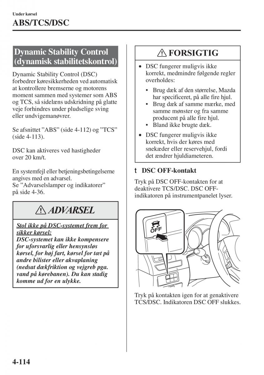 Mazda 6 III Bilens instruktionsbog / page 272