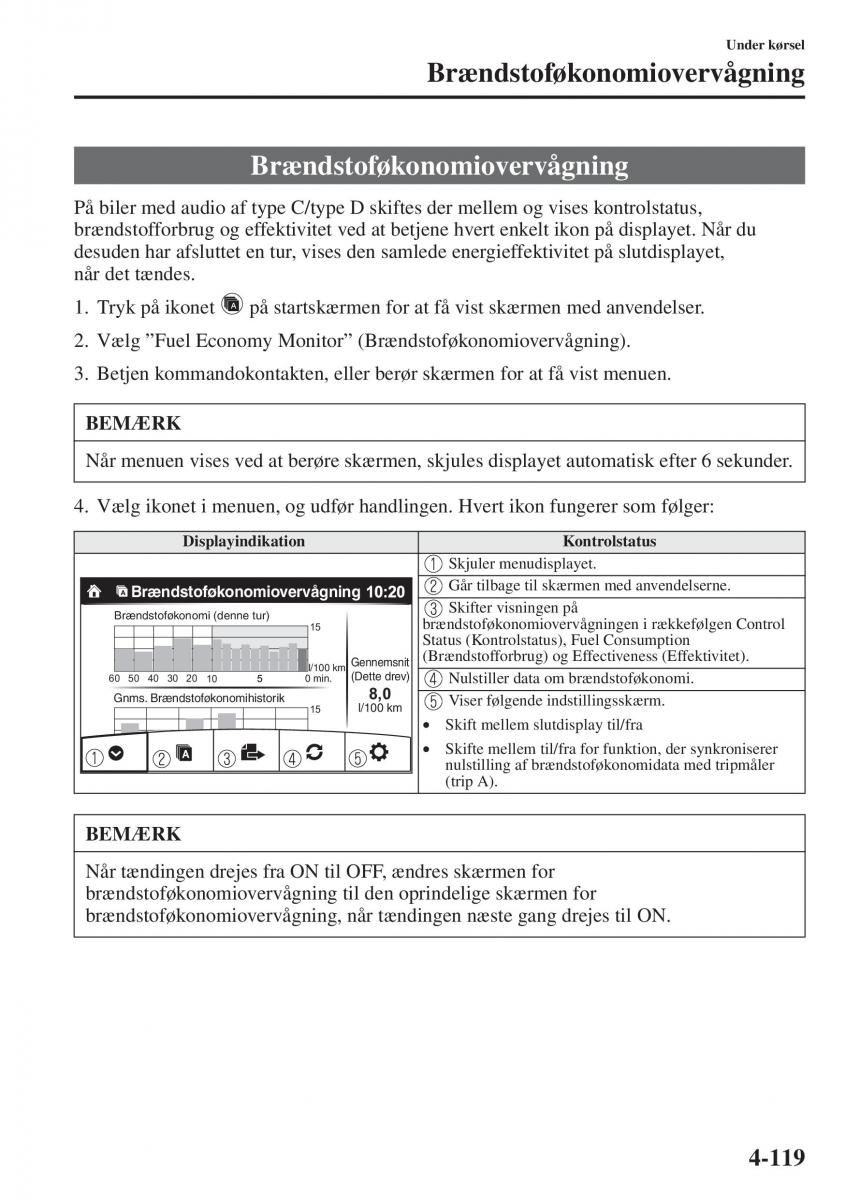 Mazda 6 III Bilens instruktionsbog / page 277