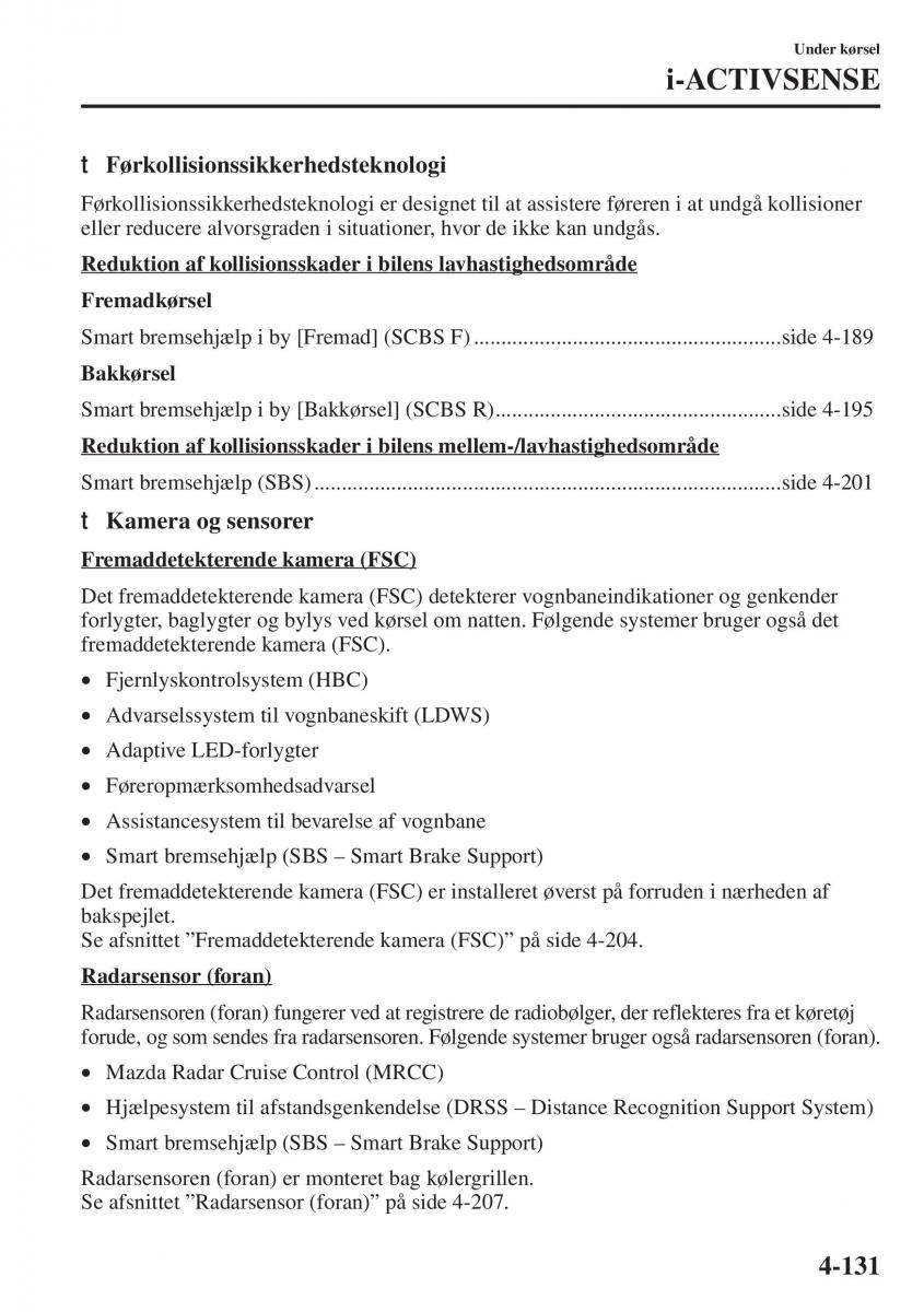 Mazda 6 III Bilens instruktionsbog / page 289