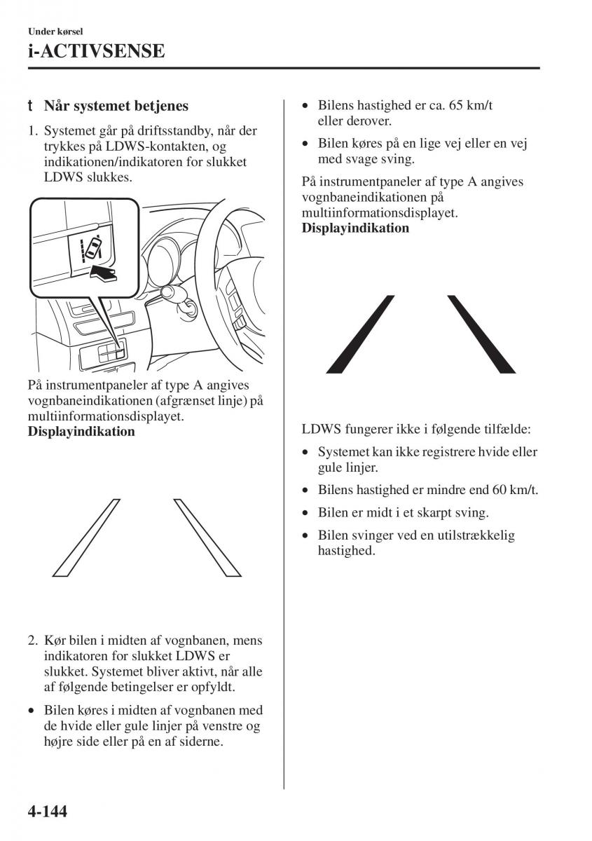 Mazda 6 III Bilens instruktionsbog / page 302