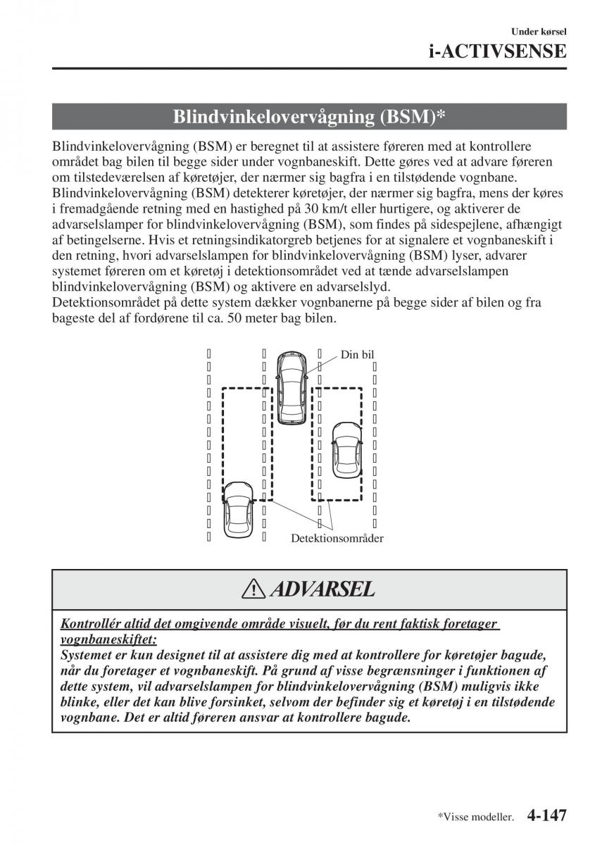 Mazda 6 III Bilens instruktionsbog / page 305