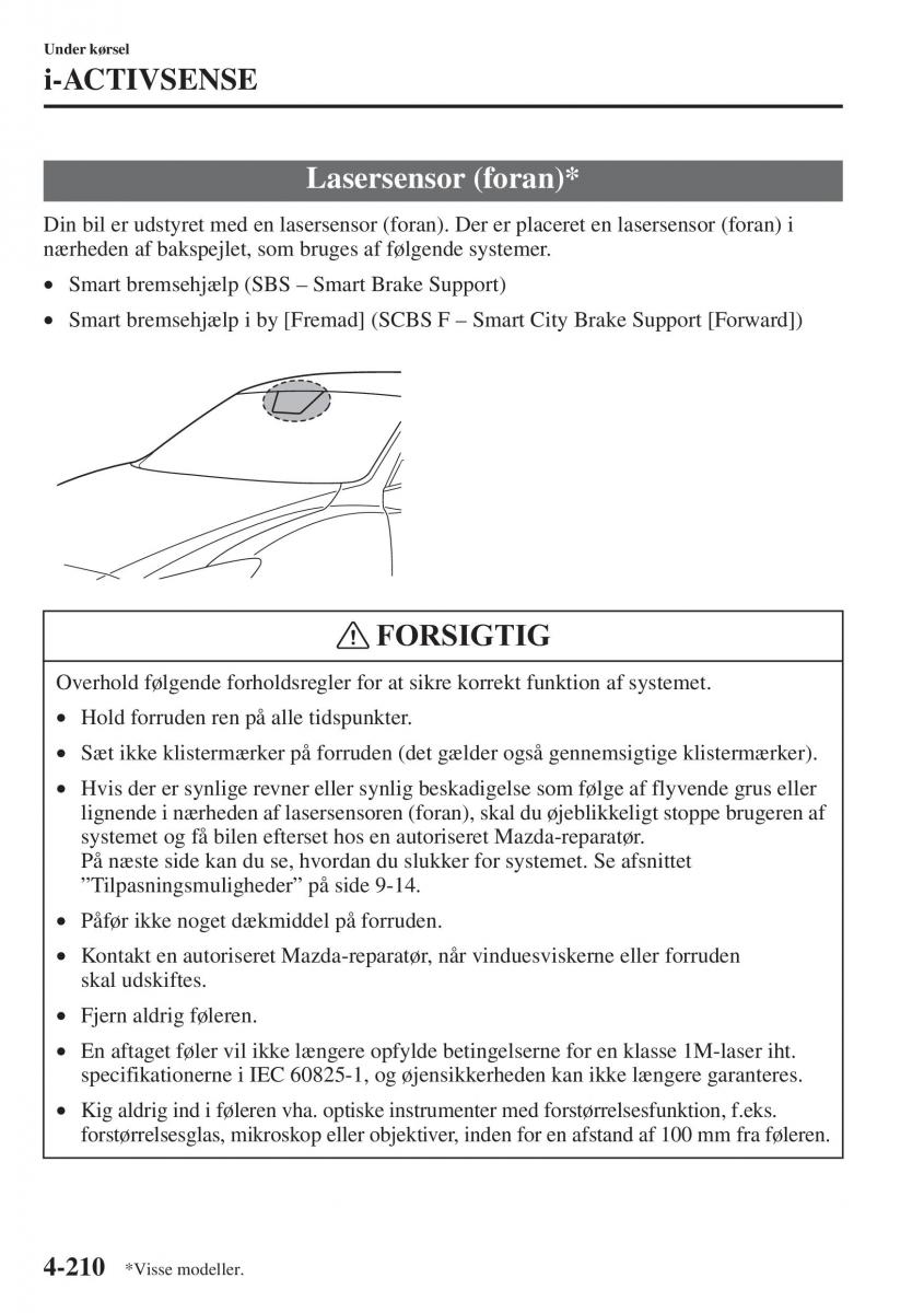 Mazda 6 III Bilens instruktionsbog / page 368