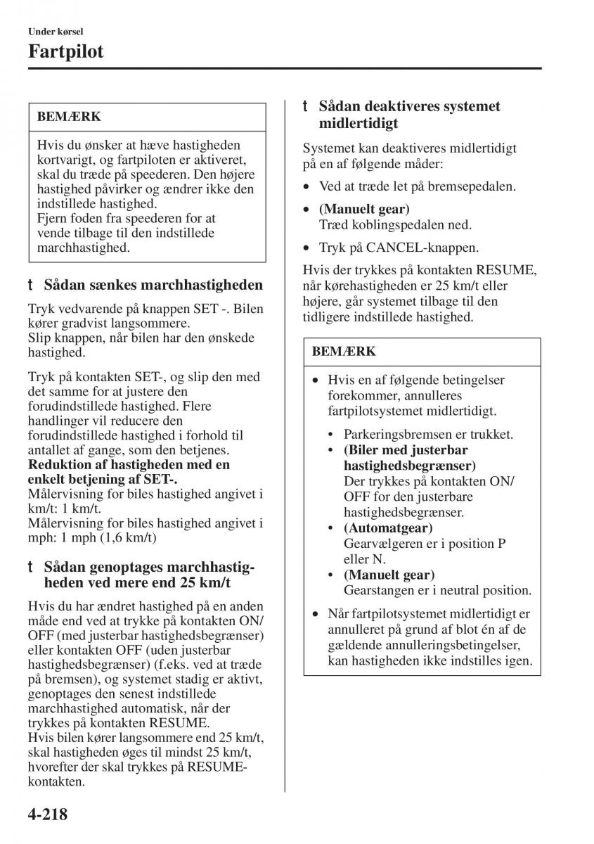 Mazda 6 III Bilens instruktionsbog / page 376