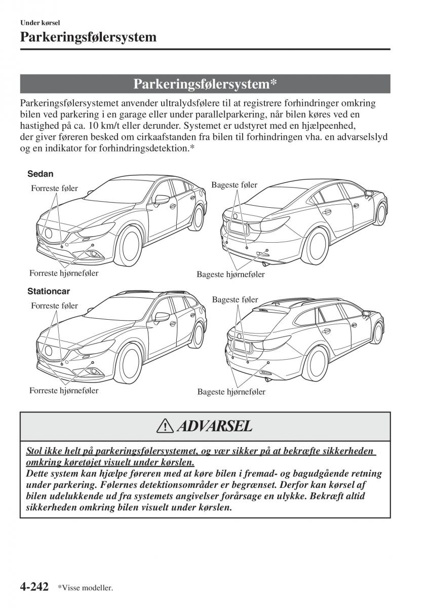 Mazda 6 III Bilens instruktionsbog / page 400