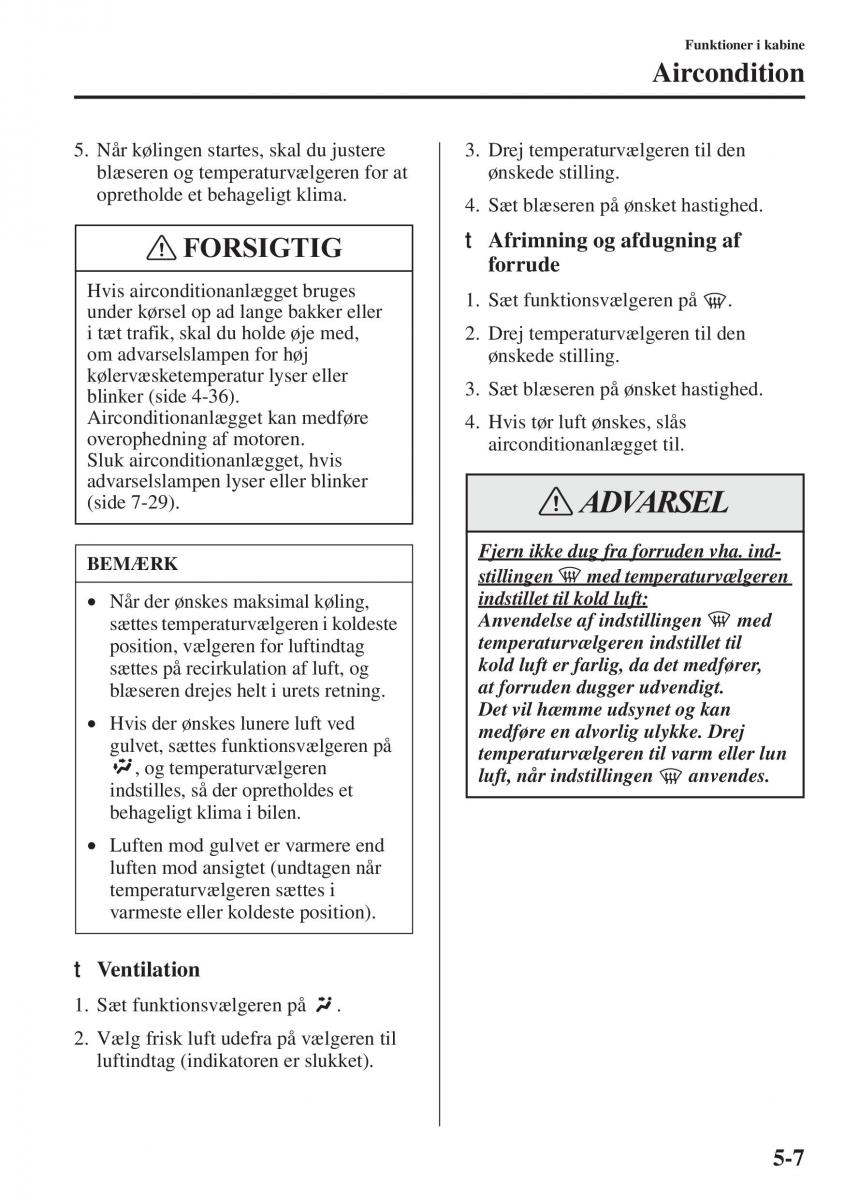 Mazda 6 III Bilens instruktionsbog / page 415