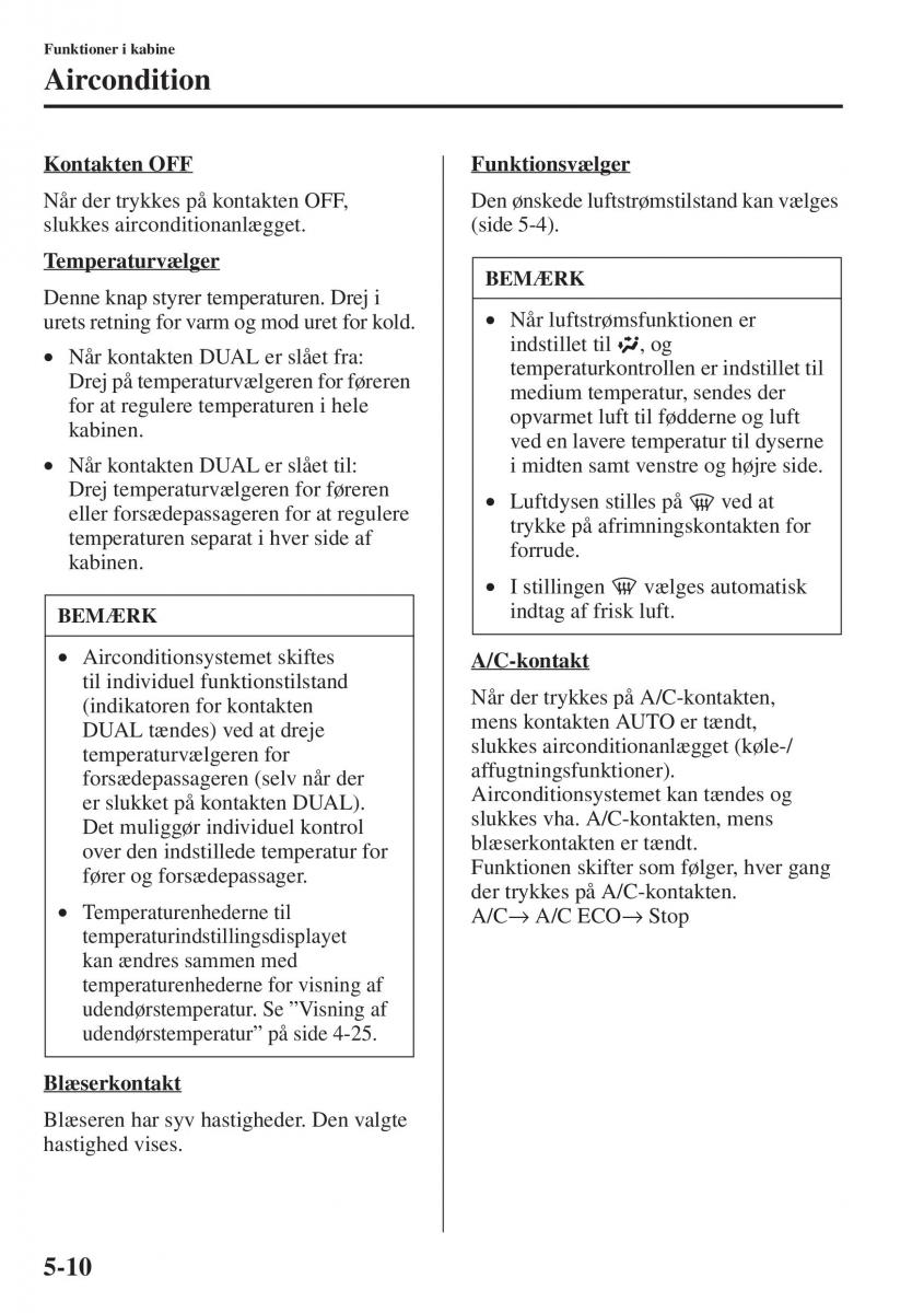 Mazda 6 III Bilens instruktionsbog / page 418