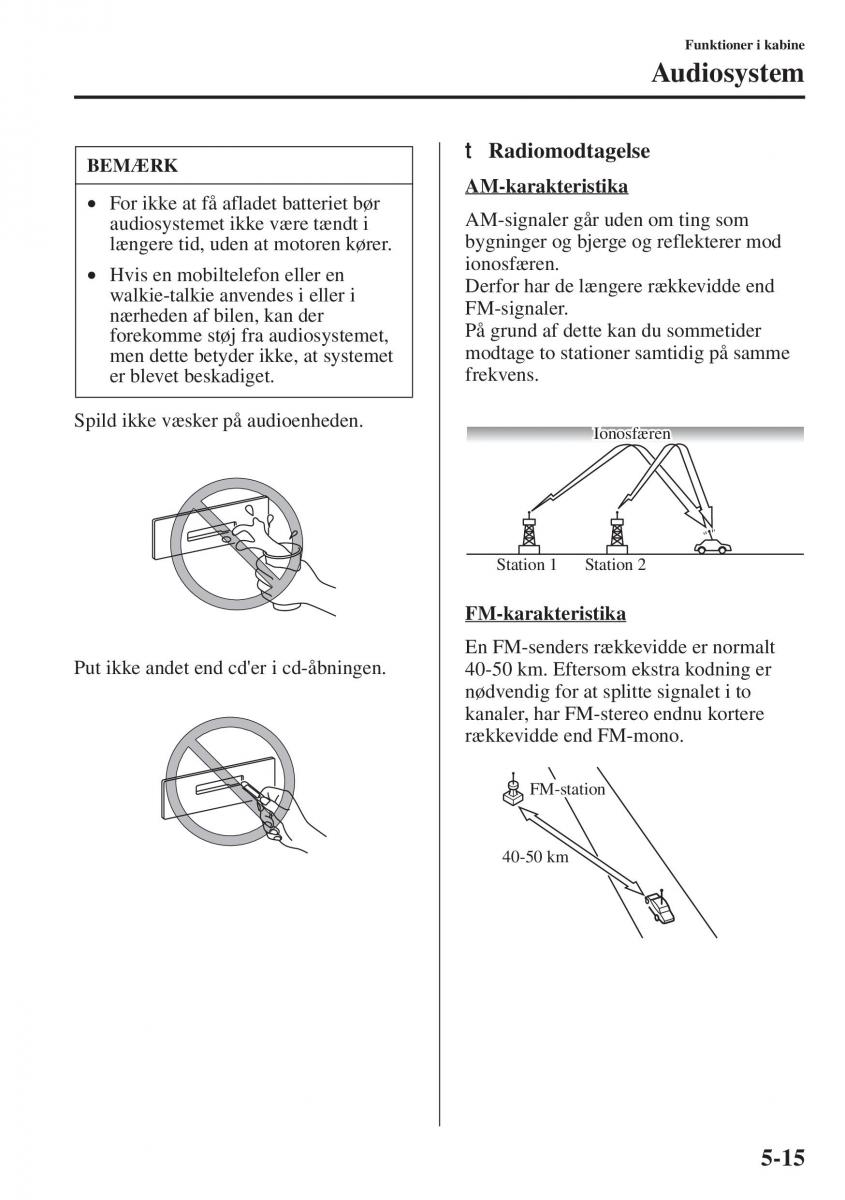 Mazda 6 III Bilens instruktionsbog / page 423