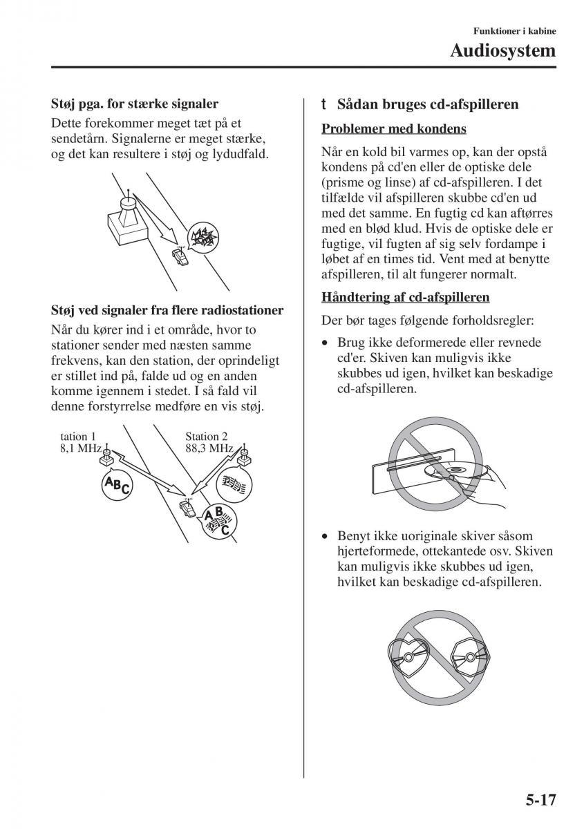 Mazda 6 III Bilens instruktionsbog / page 425