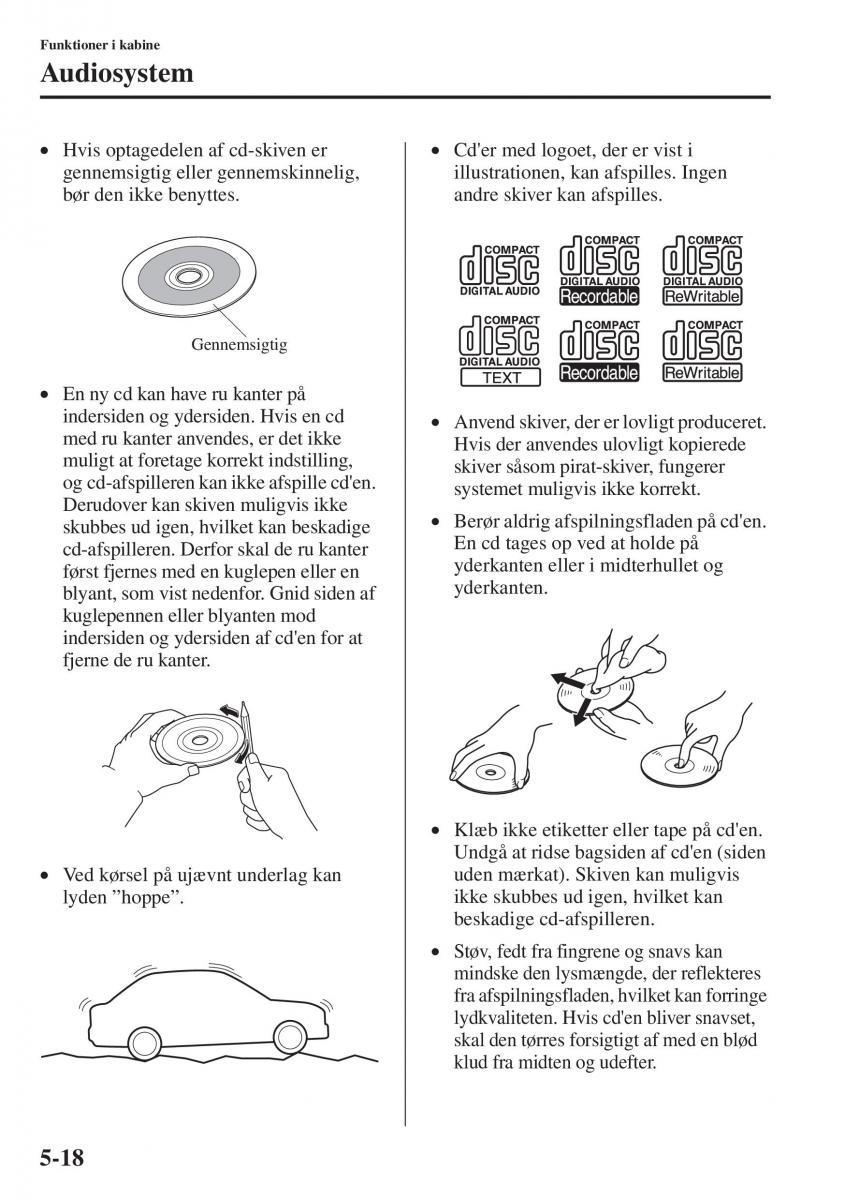 Mazda 6 III Bilens instruktionsbog / page 426