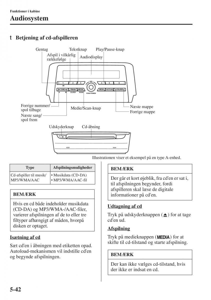 Mazda 6 III Bilens instruktionsbog / page 450