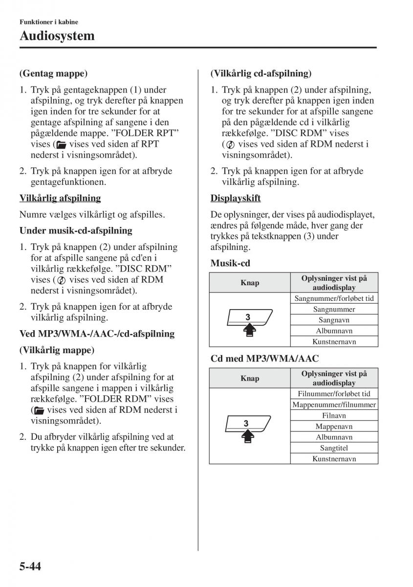 Mazda 6 III Bilens instruktionsbog / page 452