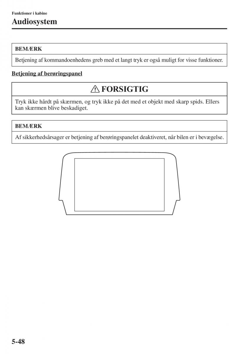 Mazda 6 III Bilens instruktionsbog / page 456