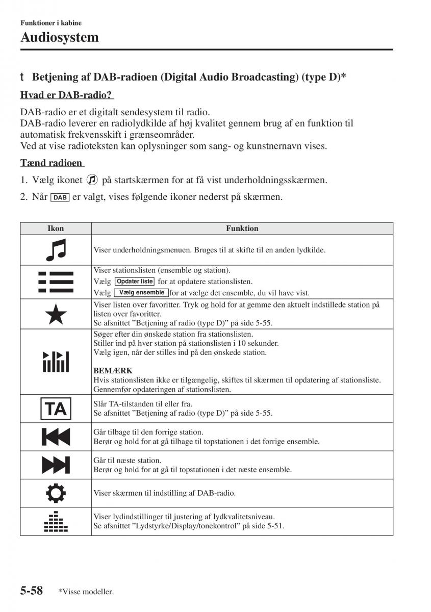 Mazda 6 III Bilens instruktionsbog / page 466