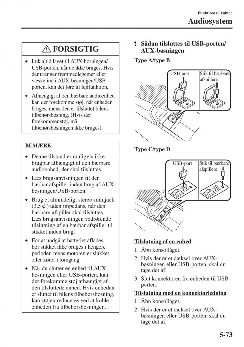 Mazda 6 III Bilens instruktionsbog / page 481