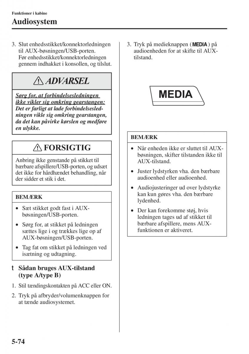 Mazda 6 III Bilens instruktionsbog / page 482