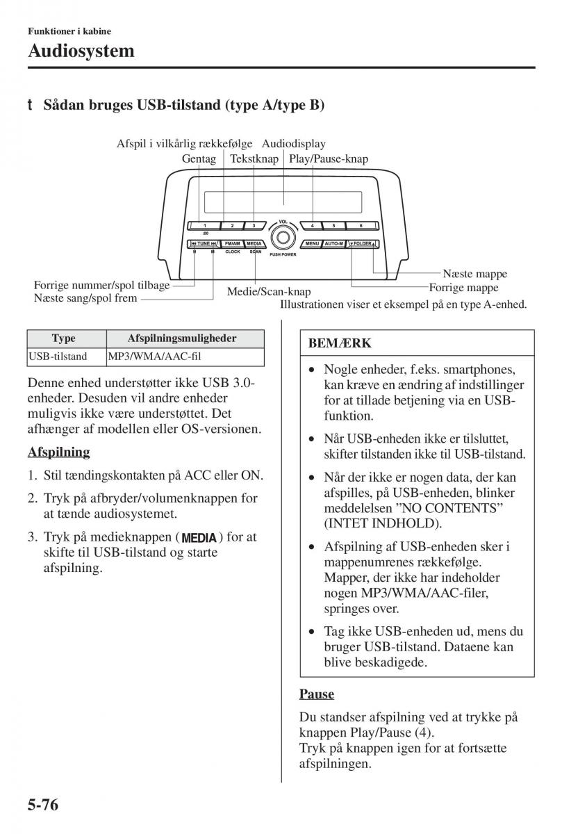 Mazda 6 III Bilens instruktionsbog / page 484