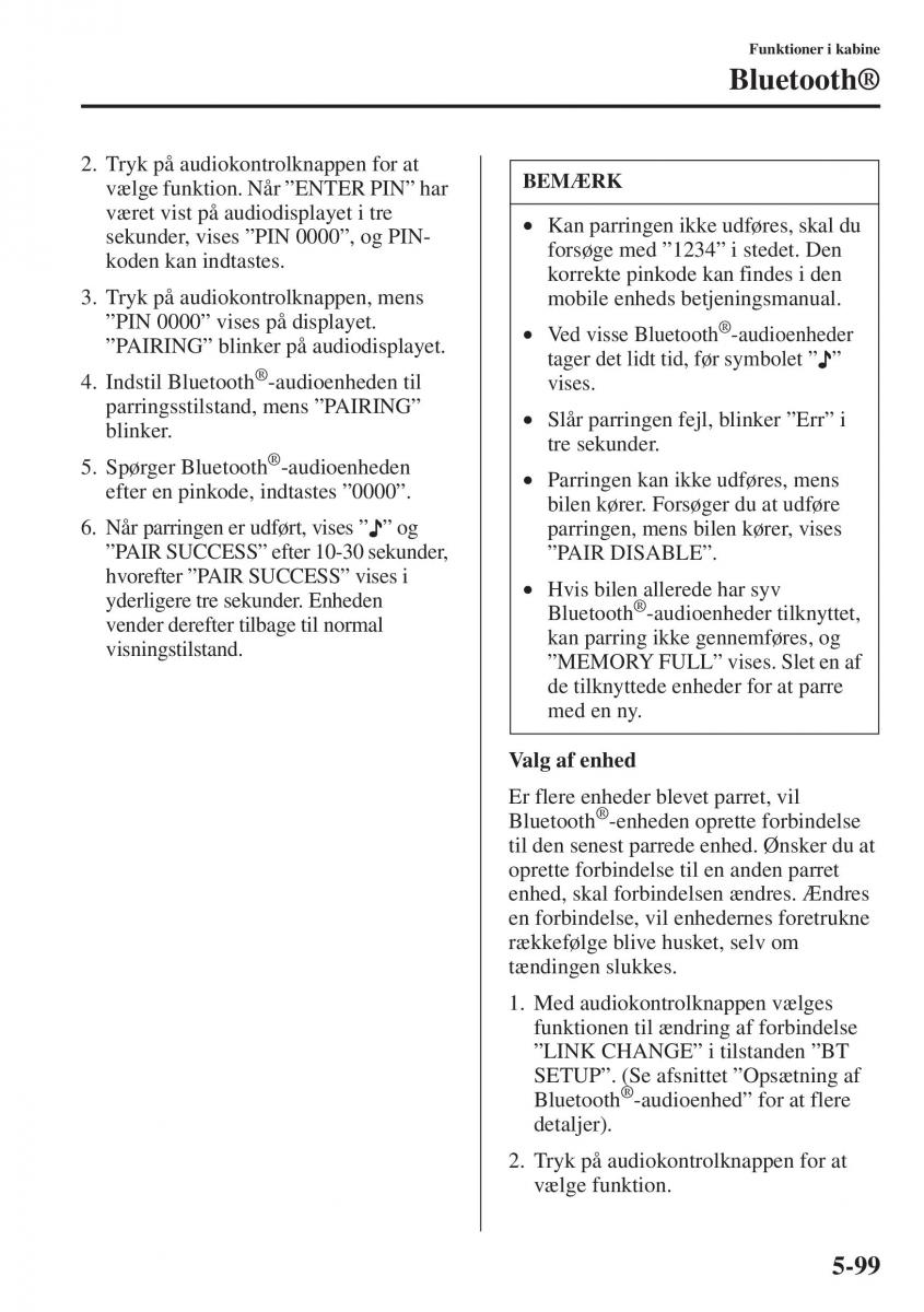 Mazda 6 III Bilens instruktionsbog / page 507