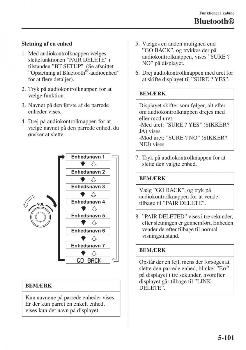 Mazda 6 III Bilens instruktionsbog / page 509