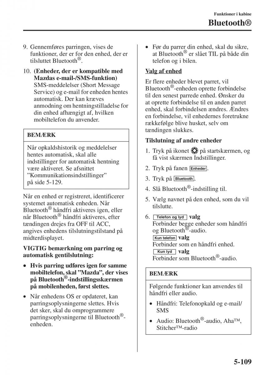 Mazda 6 III Bilens instruktionsbog / page 517