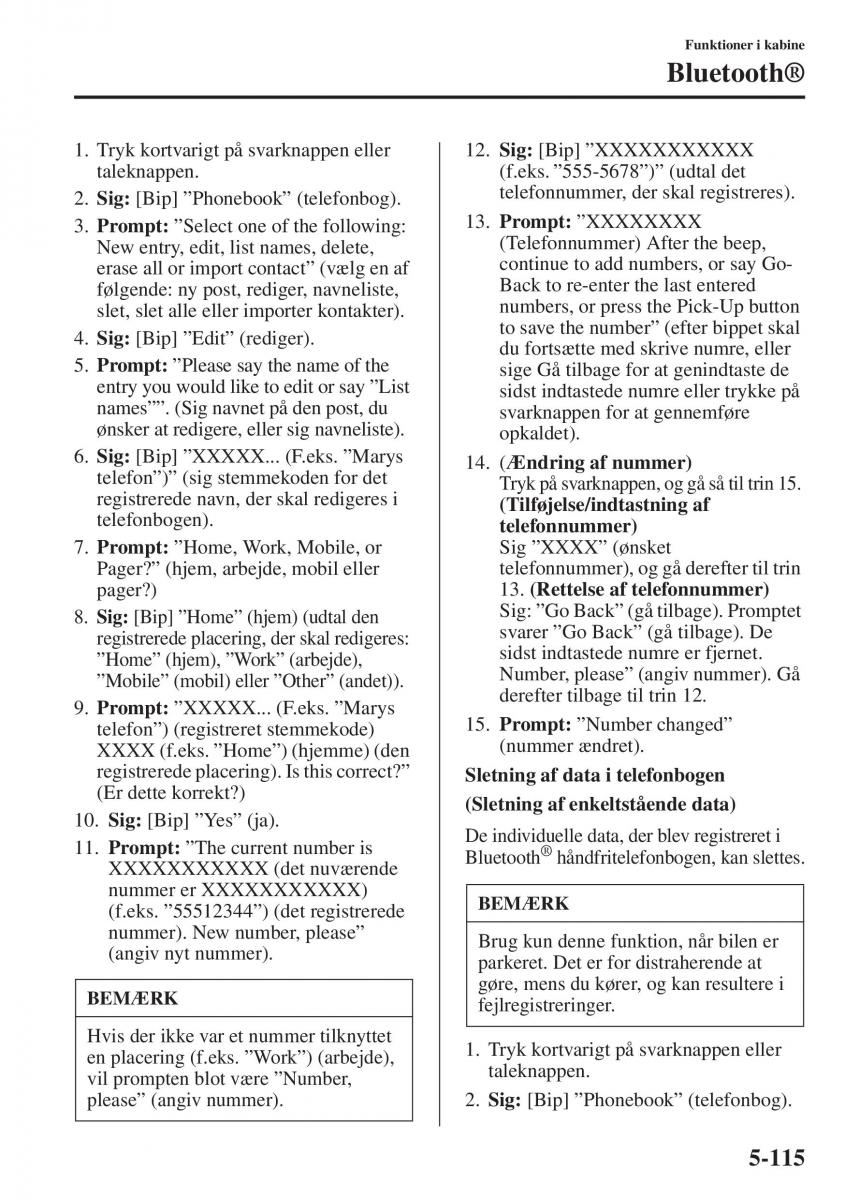 Mazda 6 III Bilens instruktionsbog / page 523