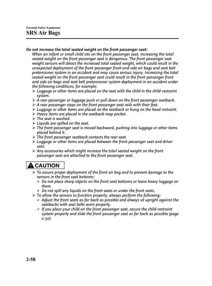 Mazda 6 III owners manual / page 70