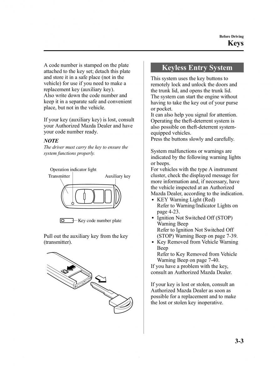 Mazda 6 III owners manual / page 75