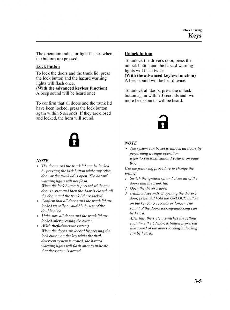 Mazda 6 III owners manual / page 77