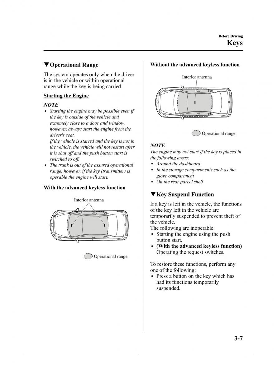 Mazda 6 III owners manual / page 79