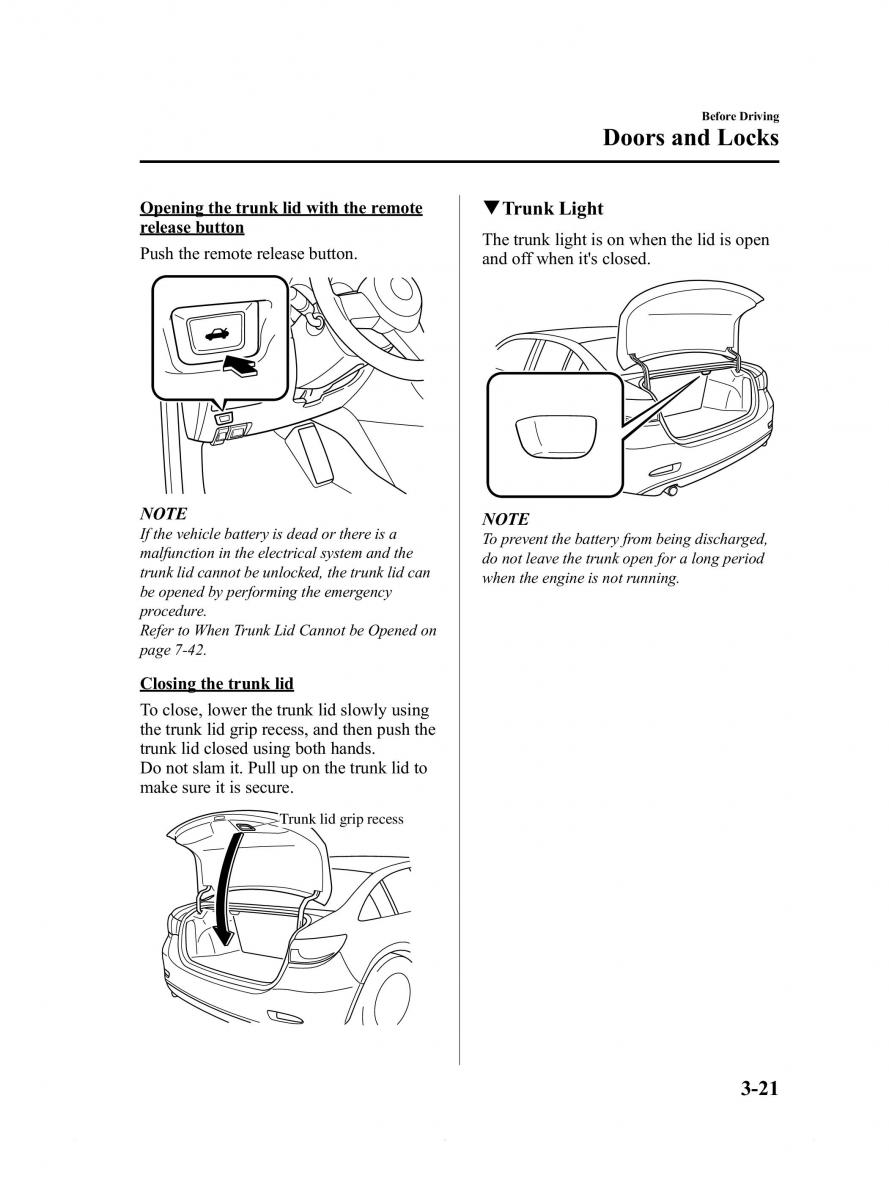 Mazda 6 III owners manual / page 93