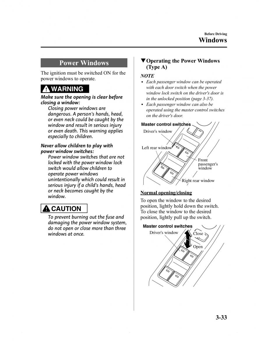 Mazda 6 III owners manual / page 105