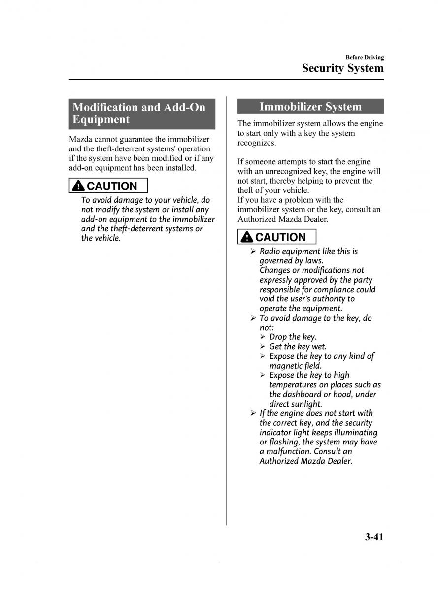 Mazda 6 III owners manual / page 113