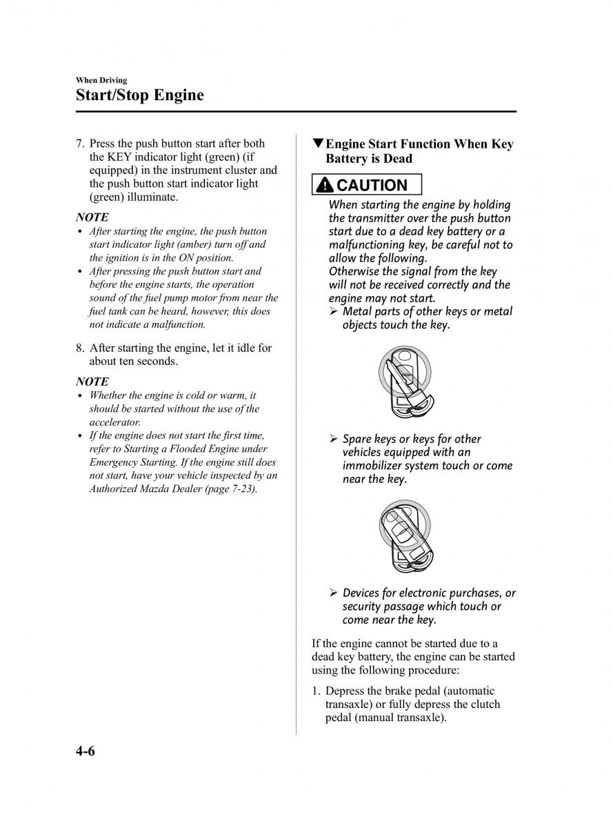 Mazda 6 III owners manual / page 130