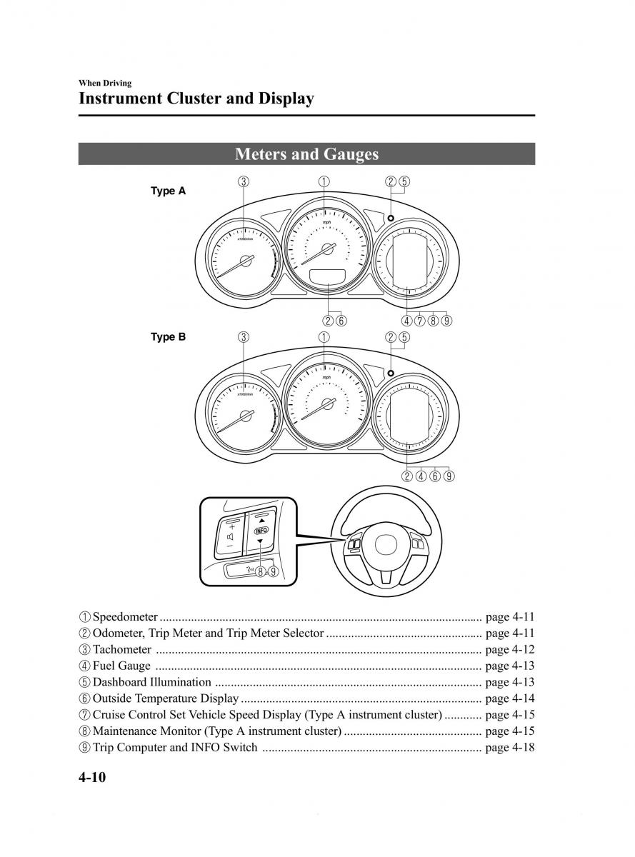 Mazda 6 III owners manual / page 134