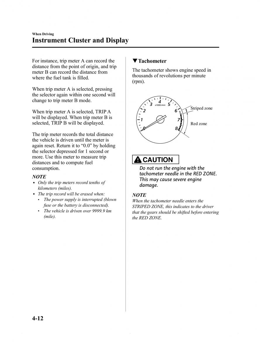 Mazda 6 III owners manual / page 136