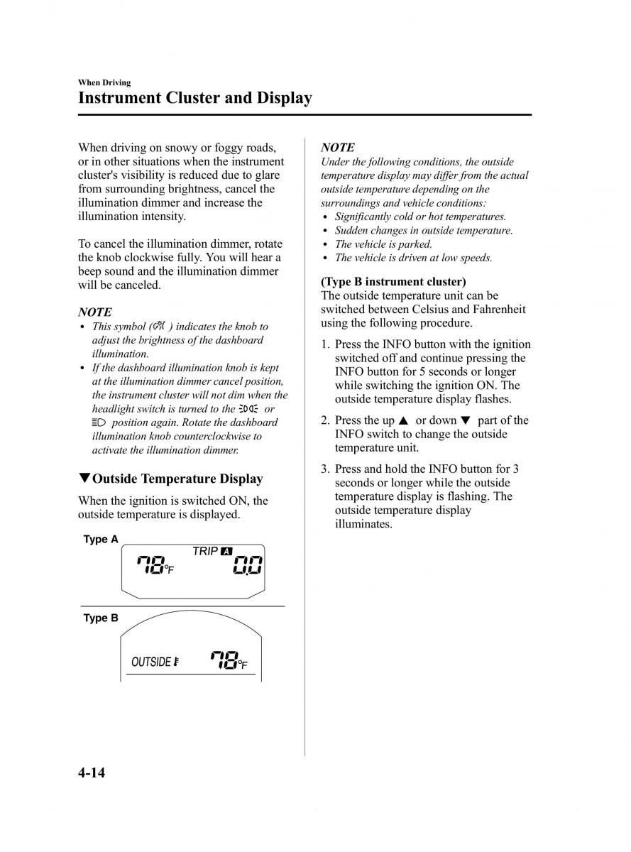 Mazda 6 III owners manual / page 138