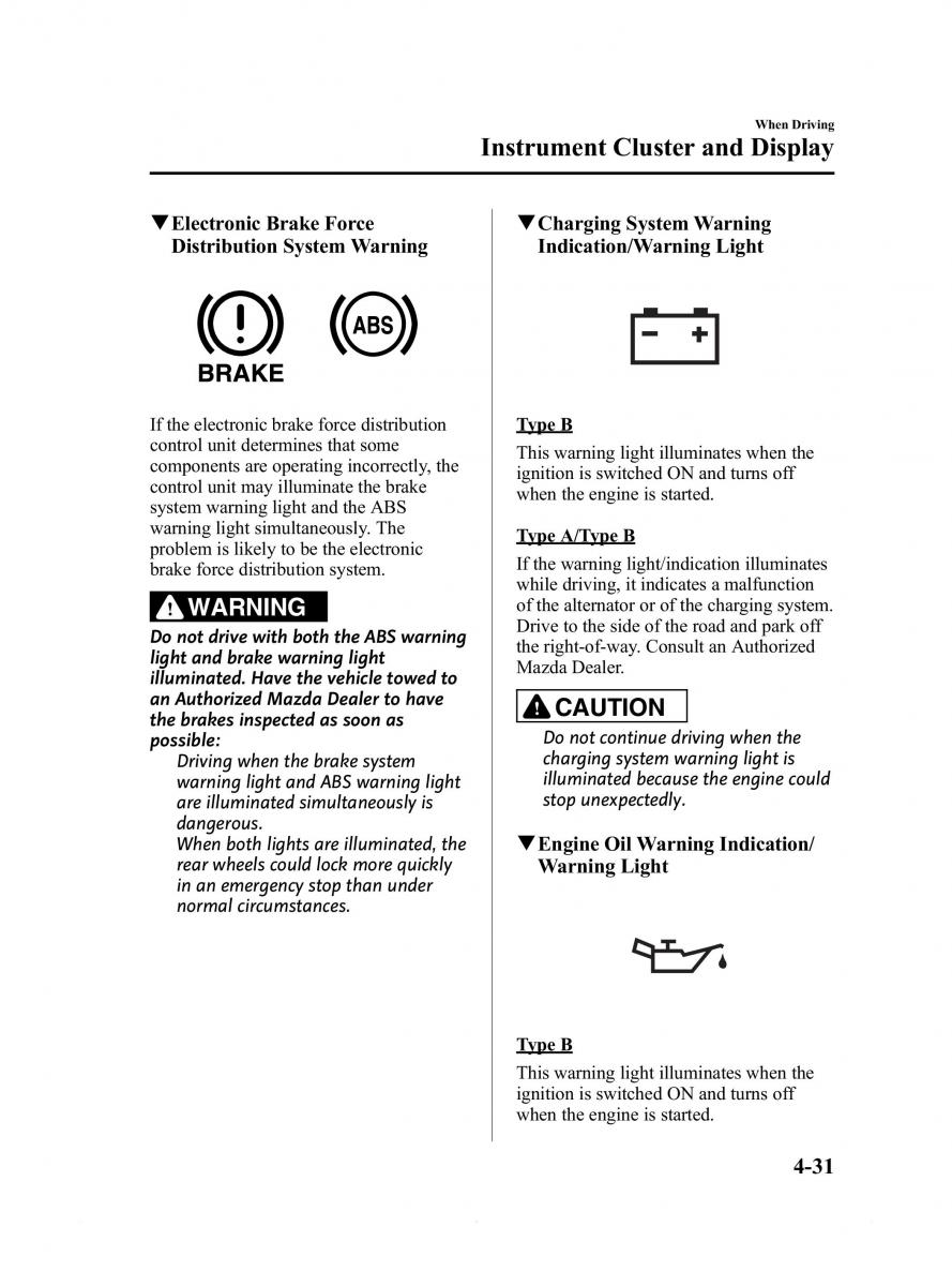 Mazda 6 III owners manual / page 155