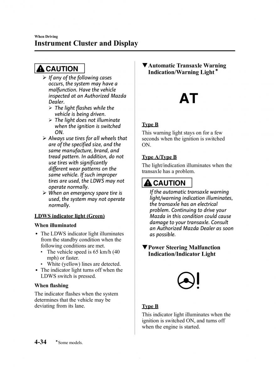 Mazda 6 III owners manual / page 158