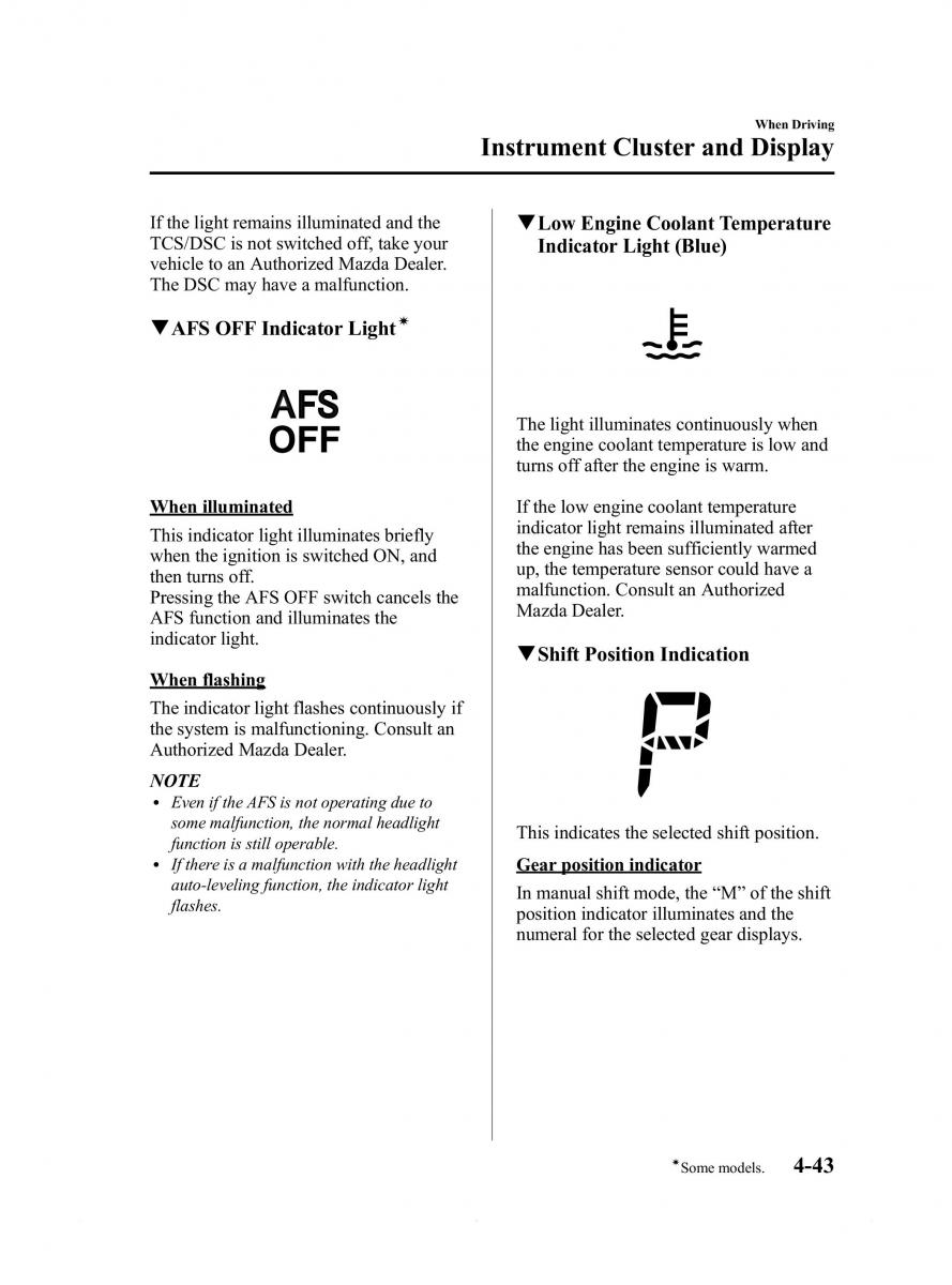 Mazda 6 III owners manual / page 167