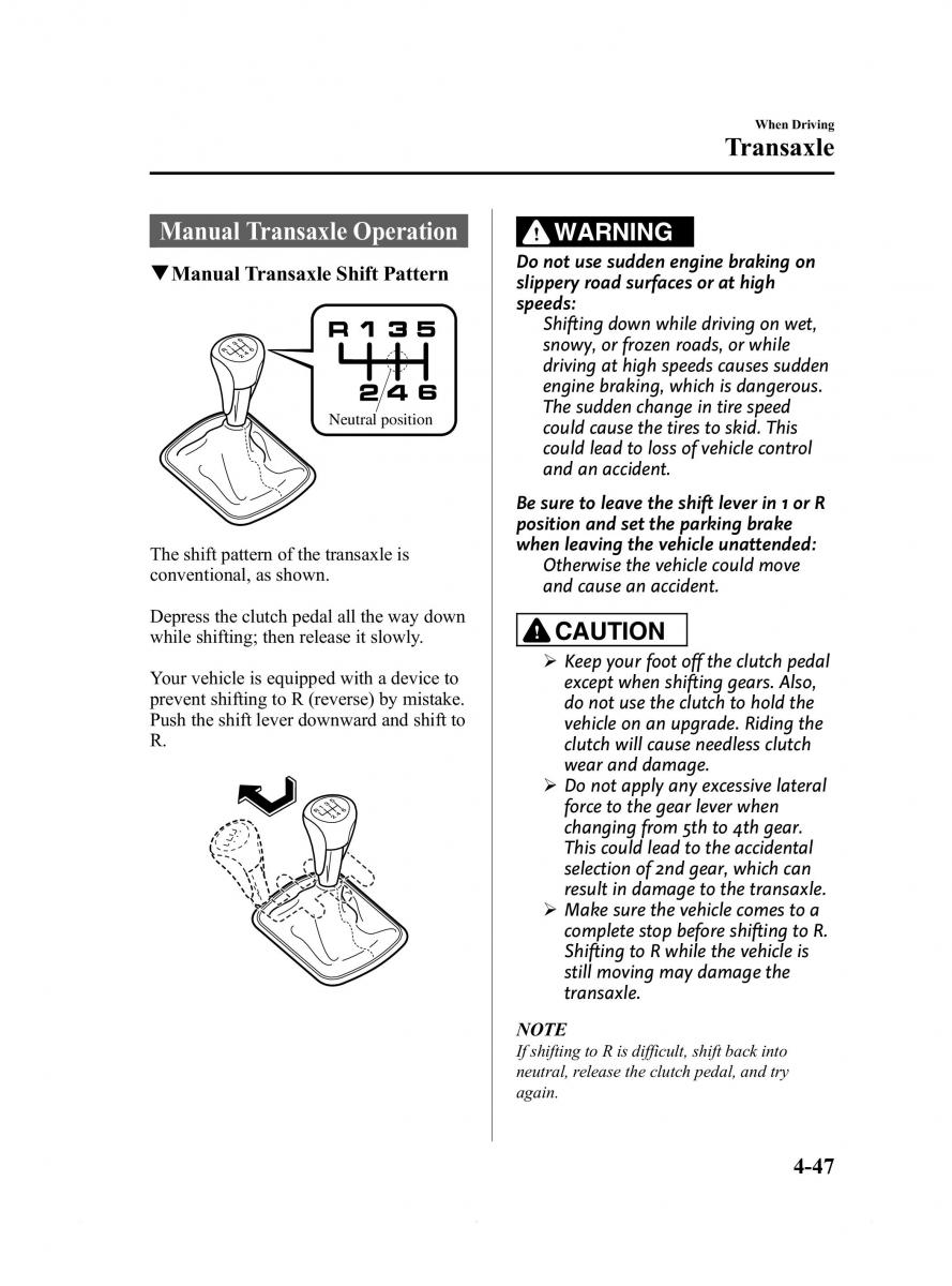 Mazda 6 III owners manual / page 171